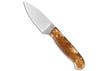 Image of LT Wright Knives Patriot Fixed Blade Knife, 2.50in, CPM 3V, Drop Point Blade, Bone, Brown Handle, Brown/Gray, 5.75 inch, BHQ-28299
