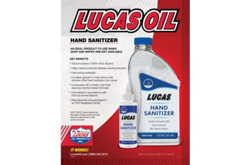 Image of Lucas Oil Hand Sanitizer - 2oz, 50x1, 11176