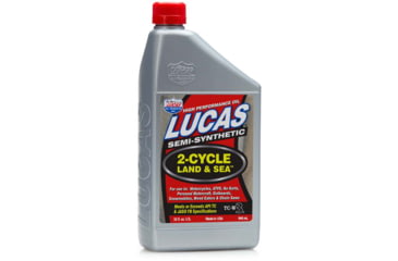 Image of Lucas Oil Land &amp; Sea 2-Cycle Oil, Quart, 6x1, 10467