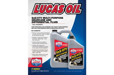 Image of Lucas Oil Synthetic Multi-Purpose Gearcase and Differential Fluid, ATV Accessories, 11224