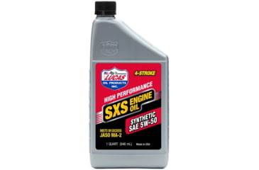 Image of Lucas Oil Synthetic SAE 5W-50 SXS Engine Oil, ATV Accessories, 11208