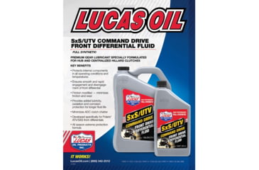 Image of Lucas Oil Synthetic SxS Command Drive, Side By Side oil, 11220