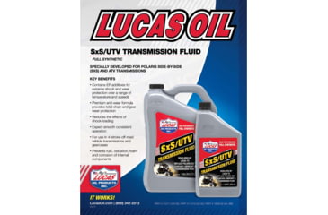 Image of Lucas Oil Synthetic SxS Transmission Fluid, ATV Accessories, 11216