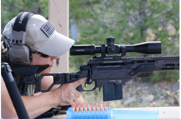 Image of Lucid 4.5-18x44 Mil/Mil FFP Rifle Scope, 30mm Tube, Etched Glass Reticle, Black, L-MLX-451844