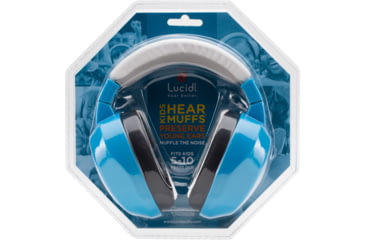 Image of Lucid Audio HearMuffs Kids Hearing Protection, Blue, LA-KIDS-PM-BL