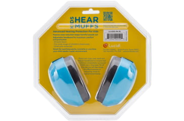 Image of Lucid Audio HearMuffs Kids Hearing Protection, Blue, LA-KIDS-PM-BL