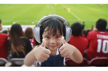 Image of Lucid Audio HearMuffs Kids Hearing Protection, White, LA-KIDS-PM-WH