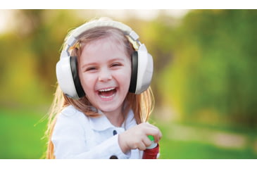 Image of Lucid Audio HearMuffs Kids Hearing Protection, White, LA-KIDS-PM-WH