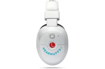 Image of Lucid Audio HearMuffs SOOTHE Baby Hearing Protection with Amplification Features Newborn-8 Years, 22dB, White, LA-INFANT-AM-WH