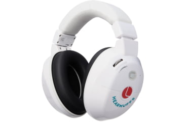 Image of Lucid Audio Kids HearMuffs Trio - Advanced Hearing Protection for Kids with Active Compression and Headphone Sound, 22dB, White, LA-KIDS-AM-WH