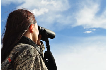 Image of Lucid Optics Binocular 8x42mm Binocular, ED Open Frame w/ Hard Case, Matte Black, L-B8-8x42