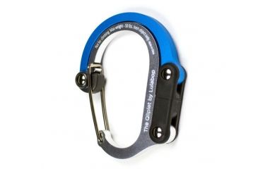 Image of Lulabop Qliplet Multi-Purpose Carabiner-Blue Steel