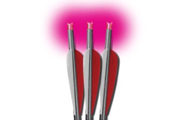 Image of Lumenok 20in Barnett Bolt w/Crescent Bolt Ends, 3-Pack, Pink BNECC3P