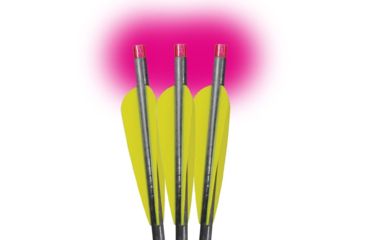 Image of Lumenok 20in Firebolt w/Flat Bolt Ends, 3-Pack, Pink BEXCF3P