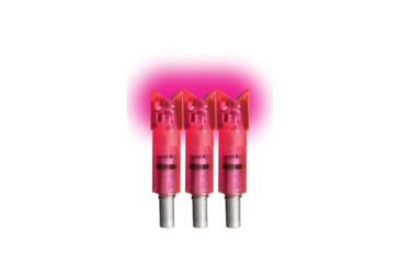 Image of Lumenok 2216 Lighted Crossbow Nock Crescent Bolt Ends, 3-Pack, Pink 2216C3P
