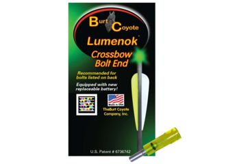 Image of Lumenok Crossbow Nock, Green Easton/Beman Flat 3 pk. ECF3G
