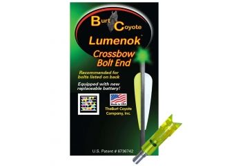 Image of Lumenok Crossbow Nock, Green Gold Tip Moon 3 pk. GTC3G