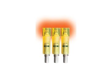Image of Lumenok Lighted Crossbow Nock Carbon Impact Flat Bolt Ends, 3-Pack, HD Orange CI3000F3