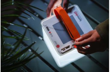 Image of LuminAID Max QI Solar Lantern w/Phone Charger, White, 0196-0150