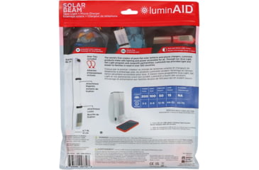 Image of LuminAID Solar Beam With Phone Charger, White, 0196-0700
