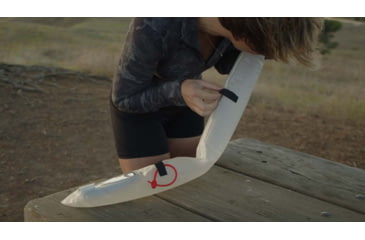 Image of LuminAID Solar Beam With Phone Charger, White, 0196-0700