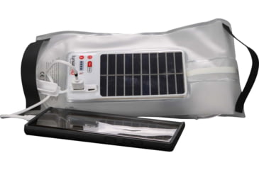 Image of LuminAID Solar Beam With Phone Charger, White, 0196-0700