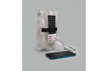 Image of LuminAID Solar Beam With Phone Charger, White, 0196-0700