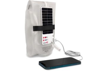 Image of LuminAID Solar Beam With Phone Charger, White, 0196-0700