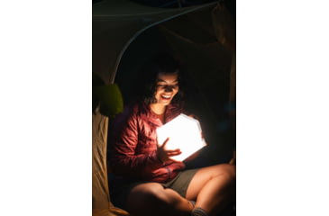 Image of LuminAID Survivor Solar Lantern w/Dual Phone Charger, White, 0196-0350