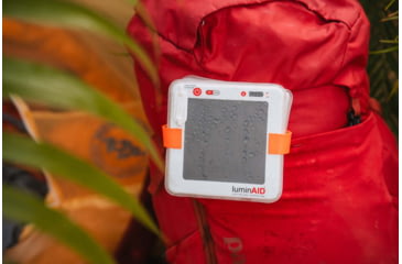 Image of LuminAID Survivor Solar Lantern w/Dual Phone Charger, White, 0196-0350