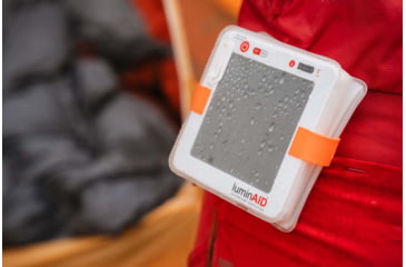 Image of LuminAID Survivor Solar Lantern w/Dual Phone Charger, White, 0196-0350