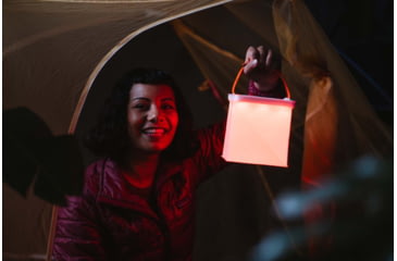 Image of LuminAID Survivor Solar Lantern w/Dual Phone Charger, White, 0196-0350