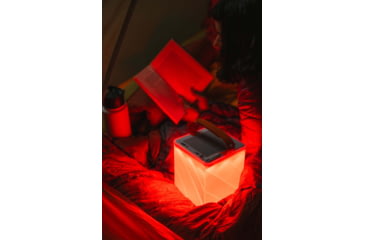 Image of LuminAID Survivor Solar Lantern w/Dual Phone Charger, White, 0196-0350