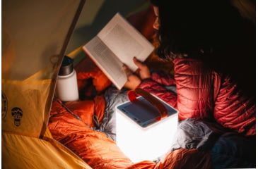 Image of LuminAID Survivor Solar Lantern w/Dual Phone Charger, White, 0196-0350