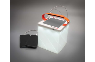 Image of LuminAID Survivor Solar Lantern w/Dual Phone Charger, White, 0196-0350