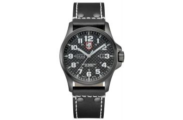 Image of LUMINOX Atacama Field Day Date Watch, Black Carbon/ Gray, 45mm A.1921