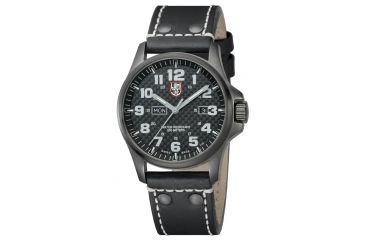 Image of LUMINOX Atacama Field Day Date Watch, Black Carbon/ Gray, 45mm A.1921