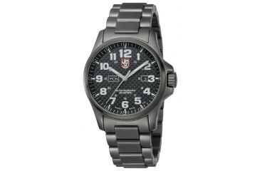 Image of LUMINOX Atacama Field Day Date Watch, Black Carbon/ Gray, 45mm A.1922