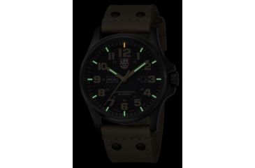 Image of LUMINOX Atacama Field Day Date Watch, Black/Tan, 45mm A.1925