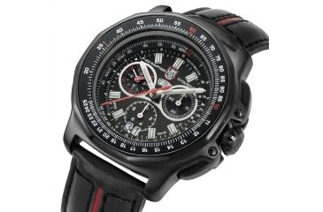 Image of LUMINOX F-22 Raptor Watch w/ Black Buckle, Black/Silver, 44mm A.9278