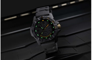 Image of Luminox Master Carbon SEAL Military Dive Watch, Black/Gold, 46mm, XS.3805.NOLB.SET
