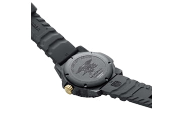 Image of Luminox Master Carbon SEAL Military Dive Watch, Black/Gold, 46mm, XS.3805.NOLB.SET