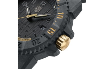 Image of Luminox Master Carbon SEAL Military Dive Watch, Black/Gold, 46mm, XS.3805.NOLB.SET