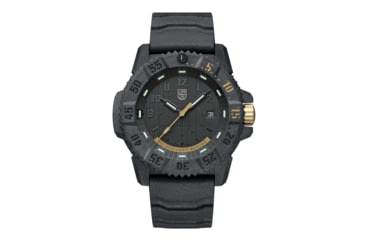 Image of Luminox Master Carbon SEAL Military Dive Watch, Black/Gold, 46mm, XS.3805.NOLB.SET
