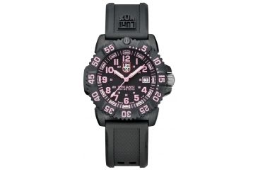 Image of LUMINOX Navy Seal Colormark Watch, Black/Pink, 38mm A.7065