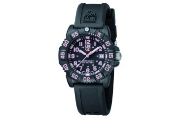 Image of LUMINOX Navy Seal Colormark Watch, Black/Pink, 38mm A.7065