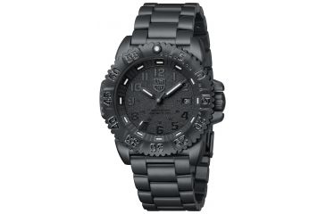 Image of LUMINOX Navy Seal Steel Colormark Watch, Black/Dk Grey, 44mm A.3152.BO