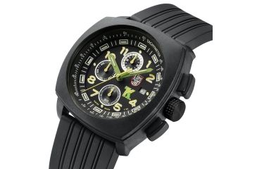 Image of LUMINOX Tony Kanaan Chronograph Watch, Black/Yellow, 44mm A.1101
