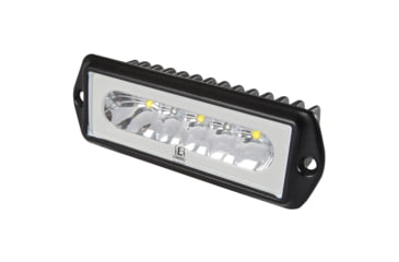 Image of Lumitec Capri2 Flush Mount 1000 Lumens LED Dimming Flood Light w/ Black Housing, White/Red, 101187