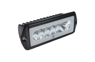 Image of Lumitec Capri2 Flush Mount 1000 Lumens LED Dimming Flood Light w/ Black Housing, White/Red, 101187